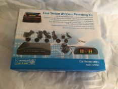 4 SENSOR WIRELESS CAR REVERSING
BACKING PARKING KIT -RRP £49.99 _ Four sensors and a wireless