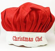 36 X Adult Red and white Christmas Chef Hats- BRAND NEW STOCK _ RRP £4.99 each__NO VAT ON THIS ITEM