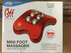Foot Massager Booster Relief Feet Electric Rolling Vibration
RRP - £19.99 each
.A relaxing