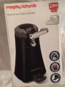 Morphy Richards 46718 Multifunction Can Opener- RRP £29.99
Electric can opener
Opens cans, jars,