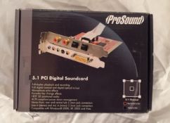 ProSound Dolby 5.1 PCI Sound Card_ Enjoy cinematic surround sound
PCI soundcard, ideal to upgrade