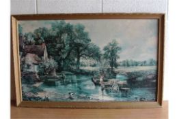 Riverside Scene Print - 26 x 42
Unclaimed Item, No info available_ No reserve_ No vat