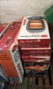 6 X Quest Electrical Halogen Heater, 1200 Watt- RRP £19.99 EACH_Customer return_UnBoxed_Picture just