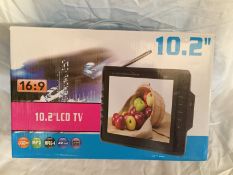 10.2 Inch LCD TV with USB Input- Digital TV - EAN- 5026686096620_RRP £129.99_ with large 10.2 Inch