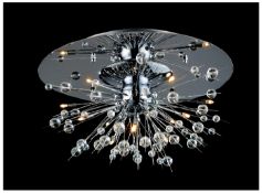 Shooting Stars Chandelier – 12 lights with Mirrored Base
 Brand New, Boxed. Very High Quality –