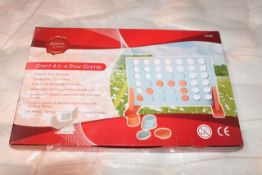 2 x BOXED GIANT FOUR IN A ROW GARDEN GAME

Customer return_Boxed_ NO VAT ON THIS ITEM