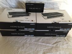 5 X 3 Way HDMI Switch with Remote_ Connects multiple HD sources (HD set-top box, HDMI DVD player, HD