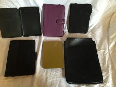 Joblot of 6 X Designer Tablet &Kindle Covers, Sleeves_ NO VAT ON THIS LOT