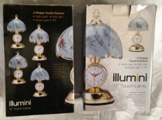 2 X Illumini 12-inch Globe Touch Lamp with Bulb- RRP £19.99 each
Four phase touch control
Night