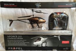 Propel N-Force 3.5 Channel Gyro Helicopter -RRP £79.99__ Nforce helicopter with hobby style