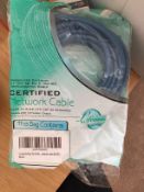 3 X ComputerGear 5m RJ45 to RJ45 UTP CAT 5e stranded network cable _ Brand New_RRP £9.99 Each_
