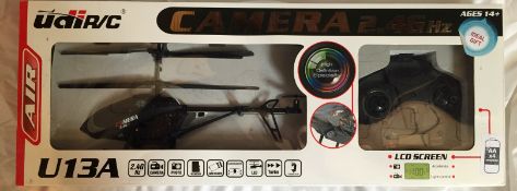 BRAND NEW 3 Channel 2.4GHz RC Helicopter with Camera- RRP £99.99_ Record your in-flight footage to