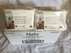 12 X Naty by Nature Lightly Scented Sensitive Wipes -12 x Packs of 56 (672 Wipes)RRP £34.99 – Brand