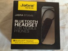 Jabra BT2045 Wireless Bluetooth Headset - Black
Up to 8 hours talk time and up to 10 days standby