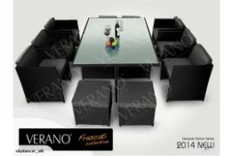 Rattan Furniture Dining Table Set 13pcs - the Frascati Collection