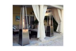 The BRAND NEW Garden Square Pyramid Flame Patio Heater - 1 Unit