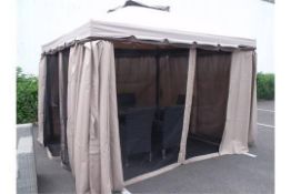 TOP QUALITY ALUMINIUM PILLAR COLUMN GAZEBO 3M X 3M