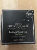 Edwin Jagger 99.9% Natural Shaving Soap (aloe Vera) In 65g Travel Tub Ssavt