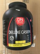 Deluxe Nutrition 2Kg Vanilla Micellar Casein Night Time Muscle Recovery Drink