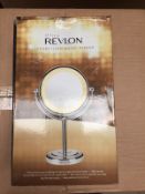 Revlon 9431U Luxury Illuminated Chrome Make up Mirror with 3 Light Settings