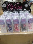 240 x Packs of Viva Nail. Natural & Stylish Diamonte Toe Nail Kits. Easy application and removal.