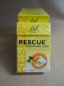1 x Pallet to contain 864 Packs of Bach Rescue Chewing. Soothing chewing gum. Orange and