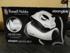 1 x Russell Hobbs Steam Glide Steam Generator Iron. High Steam Output for fast crease removal and