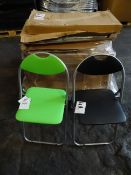 1 x Pallet (2) to contain approx 20 x Divine Paris Folding Chairs. Contempory design, comfortable