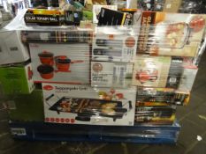 1 x Large Pallet (56) to contain 56 Boxed items to include: wall mounted saville heater, deep fat