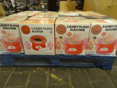 1 x Pallet (40) to contain 20 x BOXED Global Gizmos Candy Floss Macines. Experience the fun of the
