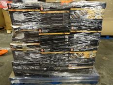 1 x Large Pallet (46) to contain 36 x BOXED Russell Hobbs 4 Slice toasters in various colours,