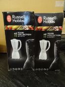 2 x Russell Hobbs Food Collection Blender. 1.5L capacity, 400W, removable stainless steel easy to