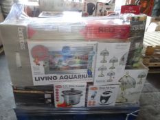 1 x Large Pallet (6) to contain 85 Boxed items to include: deep fat fryers, red hot hair dryers,