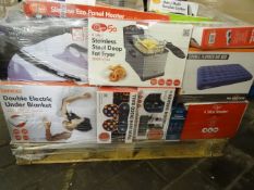 1 x Large Pallet (28) to contain 50 Boxed items to include: 8 in 1 multi cooker, stainless steel