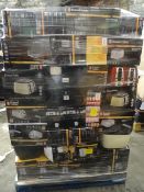 1 x Large High Value Pallet (36) to contain 123 x Russell Hobbs Items to include Irons, Kettles