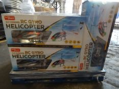 1 x Large pallet (1) to contain 17 x Brite Power Mega Remote Control Gyro Copters. Size: 72 x 10.5 x