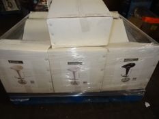 1 x Pallet (26) to contain 7 x BOXED Divine Madison Contempory Living Bar Stools. Adjustable bar