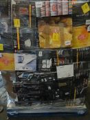 1 x Large High Value Pallet (3) to contain 130 x Russell Hobbs Items to include Irons, Kettles and