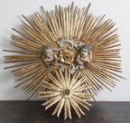 Reserve: 300 EUR        Schnitzarbeit, 18. Jahrh., wohl alpenländisch od. süddt., zwei Putti auf