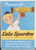 Werbeaufsteller, Pappe, farbig bedruckt, wohl 1920/30er Jahre, 