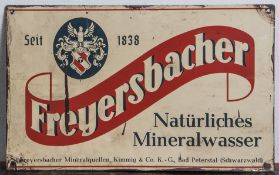 Blechschild, wohl 1950/60er Jahre, 