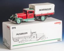 Märklin Modellauto, Lieferwagen m. Plane, No. 1992, orig. verpackt, Aufschrift 