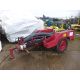 Vintage fire pump trailer c/w pipes. - Image 1 of 6