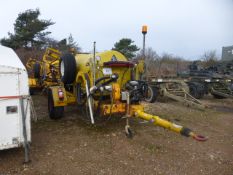 Team 2500 litre agricultural sparer c/w extending spray booms, pump, etc.