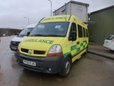 Renault DCi 120 ambulance Wilker conversion c/w stretchers, hydraulic ramps, etc.