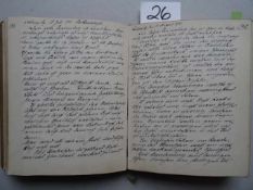 Schlesien.- 'Erinnerungen'. Tagebuch (wohl von dem Amtsrichter P. Huch aus Neisse (Nysa) im heutigen