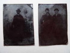 Fotografie.- Sammlung von 6 Ferrotypien mit Porträtdarstellungen aus den Jahren um 1900-1910. Format