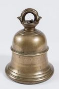 A Ceylonese bronze elephant bell: of traditional design,  dated 18/05/40,