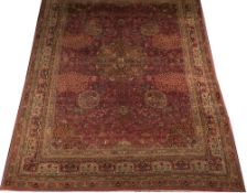 A Kirman carpet:,