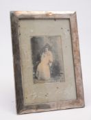 A Edward VII silver easel photograph frame, maker Samuel Jacob, London,